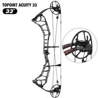TOPOINT busur panahan 33 Compound busur CNC penggilingan Riser Gordon anggota badan BCY String archyhunting busur dengan CAM pindah sistem OEM/ODM