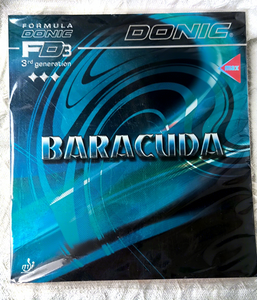 Caoutchouc de tennis de table DONIC <span class=keywords><strong>Baracuda</strong></span> 12080, professionnel, approuvé ITTF, haute rotation, inversé, pour joueur avancé, pour attaque au topspin - Product Image 1