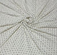Tissu de perles lourdes de Goergette de Viscose de fournisseur indien de haute qualité avec le style de broderie pour l'usage de mariage pour des filles