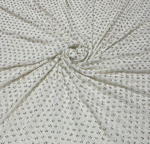 High Quality Indian Supplier <b>Viscose</b> Goergette Heavy Beads <b>Fabric</b> with Embroidery Style for Wedding Use for Girls - Product Image 2