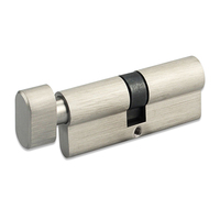 Cerraduras de cilindro doble Euro de aleación de zinc de 70mm de alta calidad con llave de computadora para seguridad de puertas
