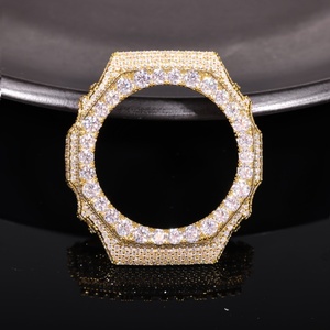 Boîtier de montre <span class=keywords><strong>GA2100</strong></span> Hip Hop G-Shock de luxe, testé au diamant, avec lunette et boîtier sertis de moissanite VVS, bijoux de luxe - Product Image 3
