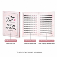 20 Tray Paket Hemat Besar Bulu Mata Tanpa Lem Bentuk Buku |   Kit Bulu Mata Palsu Perekat Sendiri untuk Dijual Kembali