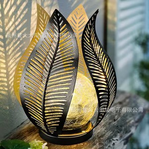Lampe solaire à LED en métal pour extérieur, décoration de jardin, résistante à l'eau, autoportante, 6V DC, alimentée par énergie solaire mono Si - Product Image 2