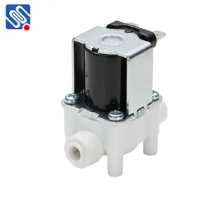 Meishuo FPD360AX Normally Closed Plastic Solenoid Valve 220v ac 1/4in 24 Volt Water Normal Temperature Controller