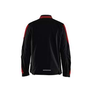 BLAKLADER - 444418329956L Veste industrielle stretch Noir/Rouge-EAN 7330509761397 VESTES DE TRAVAIL D'HIVER VESTES SOFTSHELL ET REMBOURRÉES - Product Image 2