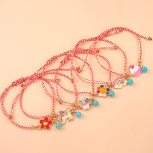 Venta al por mayor griego marzo niños pulsera minimalista Matisse diseño lindo dibujos animados hecho a mano Año Nuevo mujeres niñas joyería regalo - Product Image 2