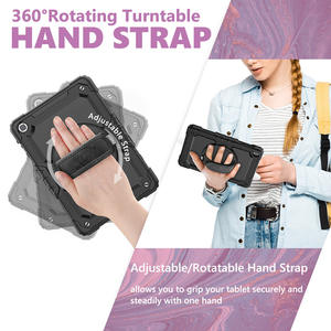 Couverture protecteur d'écran, avec sangles, pour les mains et les épaules, étui pour Huawei <span class=keywords><strong>MatePad</strong></span> <span class=keywords><strong>T10S</strong></span> 10.1, T10, 9.7, 2020 et 360, à poignée rotative - Product Image 5