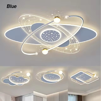 Plafonnier LED Moderne de Luxe en Acrylique Effet Ciel Étoilé, Intensité Variable, Contrôle par Télécommande et Application, pour Chambre, Salon, Salle à Manger