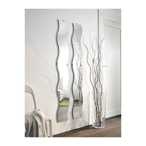 Factory - Priced Wholesale <b>Mirror</b> Glass for DIY Market: Modern S - Shape Wave Wall - Mounting Glass <b>Mirrors</b> for Dining Room - Product Image 2