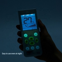 Mando a distancia universal ACR900E para aire acondicionado, control inteligente de aire acondicionado con retroiluminación y luz led