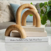 Arches en bois de décoration pour lot de 3 décorations pour l'intérieur de la maison autres articles de décoration accessoires vente en gros