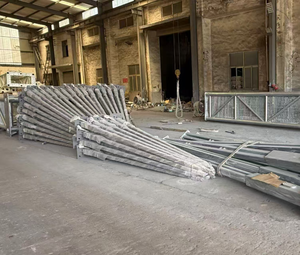 Tùy Chỉnh Ngoài Trời Nhôm <span class=keywords><strong>6</strong></span> 7 8 10 12 Meter Năng Lượng Mặt Trời Ánh Sáng Đường Phố Trang Trí Đèn Cực Giá Cả Cạnh Tranh Cho Đường Sử Dụng - Product Image 3