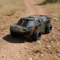 Nouveau véhicule blindé amphibie RC haute vitesse - Camion militaire tout-terrain étanche 2.4G pour garçons