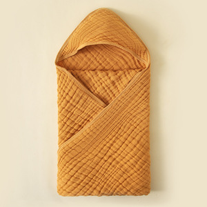 Cappuccio in garza semplice per neonati, - Product Image 2