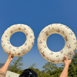 Adult Inflatable Swimming <b>Ring</b> With Rabbit Pattern For Pool Fun And Water Sports - Product Image 4