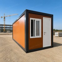 Casa Contenedor Plegable Prefabricada Móvil, Casa Prefabricada Residencial de Lujo Desmontable, Taller Transpirable para Exteriores