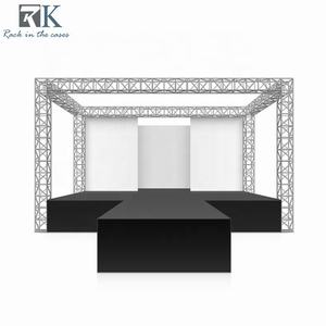 Structure de scène en aluminium argenté 290x290mm pour DJ, concerts et événements - Product Image 1