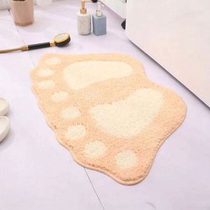 Alfombra de Baño Personalizada con Diseño de Pies Grandes, Modelo 823 I-0681 de USA Mairun, Tejida a Mano, de Microfibra Absorbente, Antideslizante, con Base de Poliéster - Product Image 5