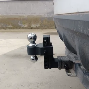 Gancio di traino regolabile per rimorchio per ricevitore da 2 pollici da 6 pollici con gancio di traino in alluminio per camion con serratura in acciaio inossidabile - Product Image 5