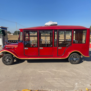 Offre à Durée Limitée : Voiture Électrique Rétro Rouge à Portes Fermées, Silencieuse et Élégante pour Visites Touristiques - Product Image 6
