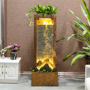 Ornement mural cascade de style européen, luxe léger, pour salon, fontaine à eau courante, pots de fleurs et jardinières - Product Image 2