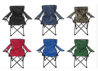 Chaise pliante en métal Oxford pour l'extérieur, ultra légère, pour le camping, la pêche, la plage, la salle à manger, le salon, dossier portable, pas encore d'avis