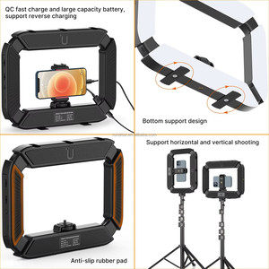 Ulanzi U200 Rig Video per Smartphone con Luce LED ad Anello, Attacco Cold Shoe, Illuminazione per TikTok/<span class=keywords><strong>YouTube</strong></span> Live, 20W, Temperatura Colore 2500K-8500K, CRI 96+ - Product Image 5