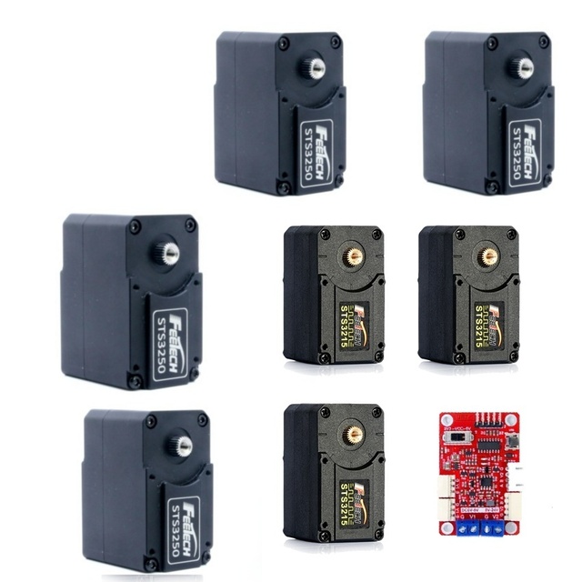 Feetech STS3215 7.4V 19KG Servo TTL Robot Servo for Desktop AI Robotics Arm/DIY Programming Robot Arm SO-ARM100 Servo With URT-1