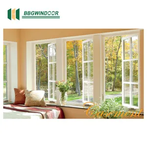 Lurliving jendela tingkap kaca aluminium tahan lama, harga kompetitif isolasi panas hemat energi, jendela tingkap