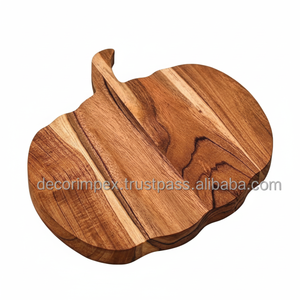 ถาดไม้รูปฟักทองสำหรับเสิร์ฟในบ้านถาดไม้สำหรับงานแต่งงานวันหยุดเทศกาลคริสต์มาสถาดเสิร์ฟอาหารที่ทำจากไม้ - Product Image 1