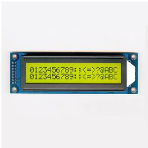 Mj2002a <span class=keywords><strong>LCD</strong></span> 20x2 4 inch hiển thị Module STN loại màu xanh màu vàng màu xanh lá cây grey 5V HD với mã gửi chức năng 280cd/m2 độ sáng - Product Image 1