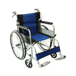 China Supplier Wholesale Motorized Power Electric Wheel Chair Adjust Manual Wheelchair for Beach used