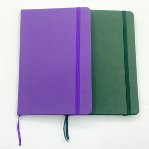 Cuaderno de cuero PU A5 de alta calidad, diario de oficina escolar de negocios impreso personalizado, logotipo personalizado, diario de tapa dura forrado, regalos - Product Image 1