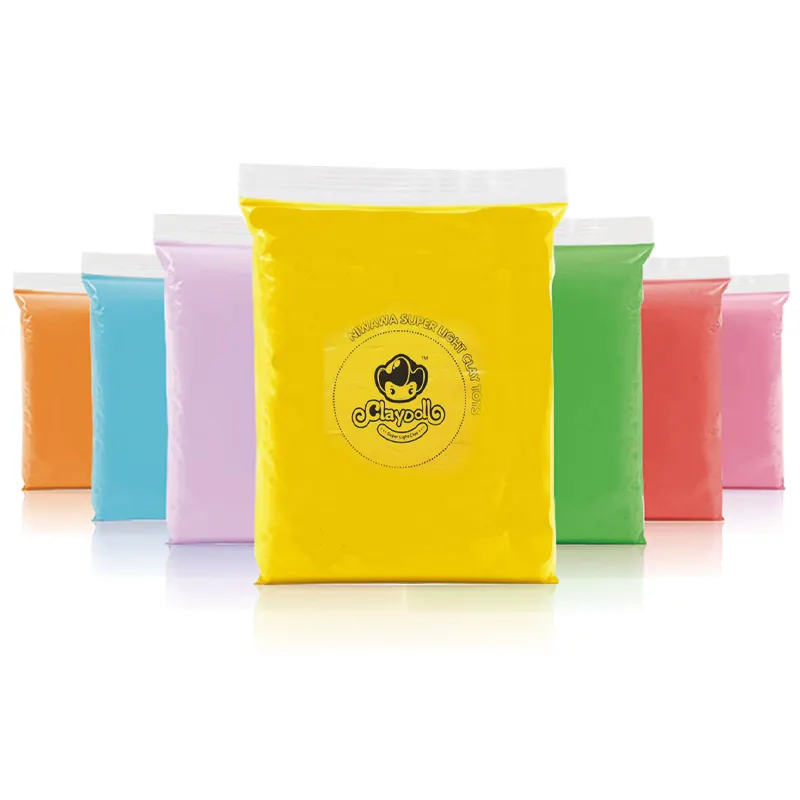 36 colori 1000g argilla all'ingrosso morbida argilla Super leggera modellazione argilla polimerica secca per giocattoli fatti a mano fai da te