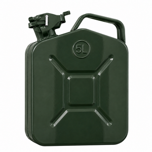 Bidon de <span class=keywords><strong>carburant</strong></span> robuste de 5 l, réservoirs de <span class=keywords><strong>carburant</strong></span> tout-terrain de 20 l pour essence, bidon de gaz métallique portable, support pour bidon de <span class=keywords><strong>carburant</strong></span> - Product Image 1