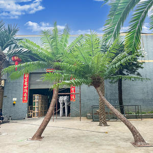 Palmera artificial al aire libre resistente a los rayos UV, palmera elegante de 12 pies, <span class=keywords><strong>palmeras</strong></span> artificiales de 2 metros, perfectas <span class=keywords><strong>para</strong></span> la decoración interior de la sala de estar - Product Image 3