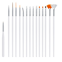 Kit de stylos à points pour nail art avec ruban adhésif coloré, lime à ongles en plastique et acrylique avec strass pour salon de manucure