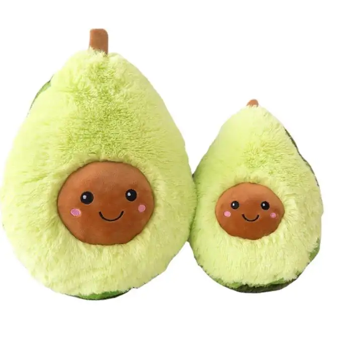 2022 Cartoon Cute Fruit Avocado Stuffed Plush Toys Avocado Cushion Neck Pillow Kids Gift Plush Toy