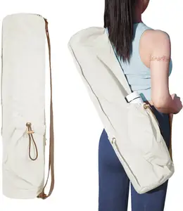 Yoga Mat çantası | Premium su geçirmez çok cepler spor salonu sınıf plaj parkı seyahat kadınlar ve erkekler için