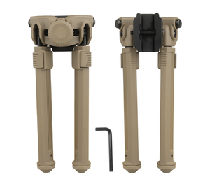 Kính thiên văn đứng Súng tripod có thể điều chỉnh 20mm hợp kim nhôm Tripod chiến thuật - Product Image 4