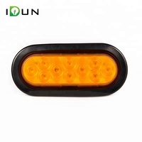 Feux de remorque ovales LED de haute qualité 12V 24V, lumières stroboscopiques d'avertissement de remorque ovales de 6 pouces