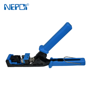 Nhà sản xuất nepci ngắn loại 180 độ UTP <span class=keywords><strong>RJ45</strong></span> Keystone Jack XJY-NE-77C-CAT6A tia/EIA 568A/B mã hóa PC kép IDC Jack mô-đun CE - Product Image 6