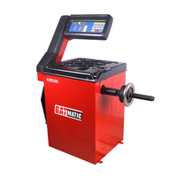 Équilibreuse de roues manuelle portable, sans alimentation électrique, conçue pour le service des pneus sur site, économique et de haute précision
