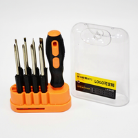 Kit de 10 embouts de tournevis hexagonaux REEKE de 50 mm avec poignée en plastique finition chrome de précision, embouts multi-usages pour bricolage, OEM, électronique, ordinateur portable