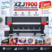 Liquidation d'usine Yotta : Imprimante photo grand format 1,8 m à jet d'encre éco-solvant pour bannières en vinyle avec tête d'impression Epson/Ricoh