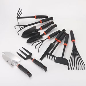 Garden Hand Tools Set 12 Piece Durable Aluminum Alloy Shovels Rakes And Spades For Outdoor Plant Care And Digging - Product Image 1
