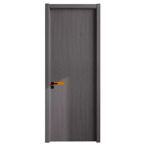 Puerta Interior de Madera Maciza y Vidrio, Operación Manual, Diseño Moderno, Aislamiento Acústico, para Dormitorio - Product Image 3