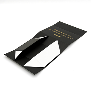 Scatola di imballaggio di prodotti dentali con Logo personalizzato scatola di carta cartone riciclabile nero con lembo magnetico scatola di imballaggio - Product Image 2