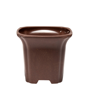 YICAI — Pot de fleurs carré biodégradable, en Fiber de bambou, imitant le <span class=keywords><strong>sable</strong></span> pourpre, Pot écologique pour décoration - Product Image 4